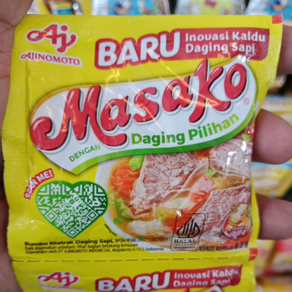 

Masako sapi 1 dus, isi 60 renteng