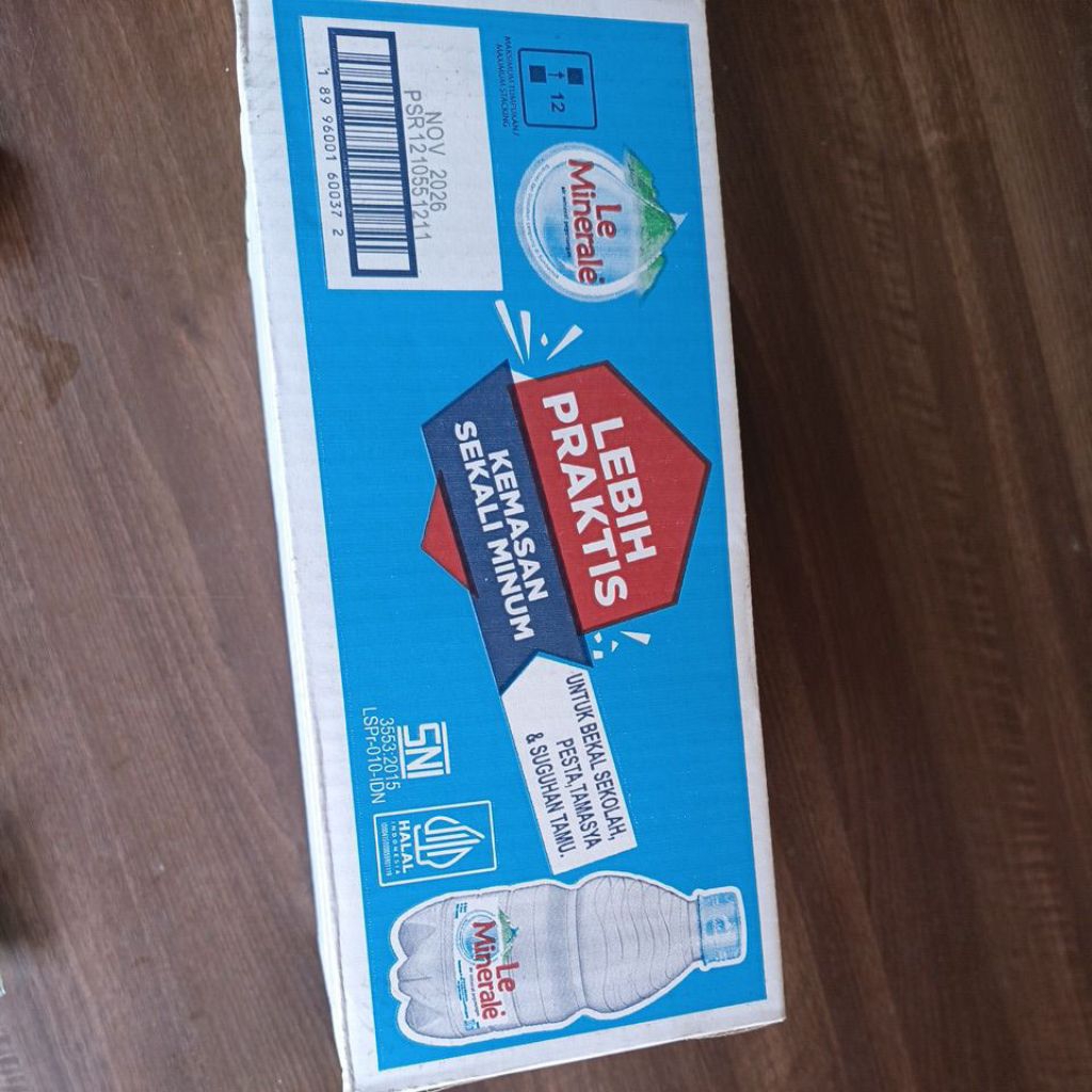 

Air mineral Le mineral 330 ml