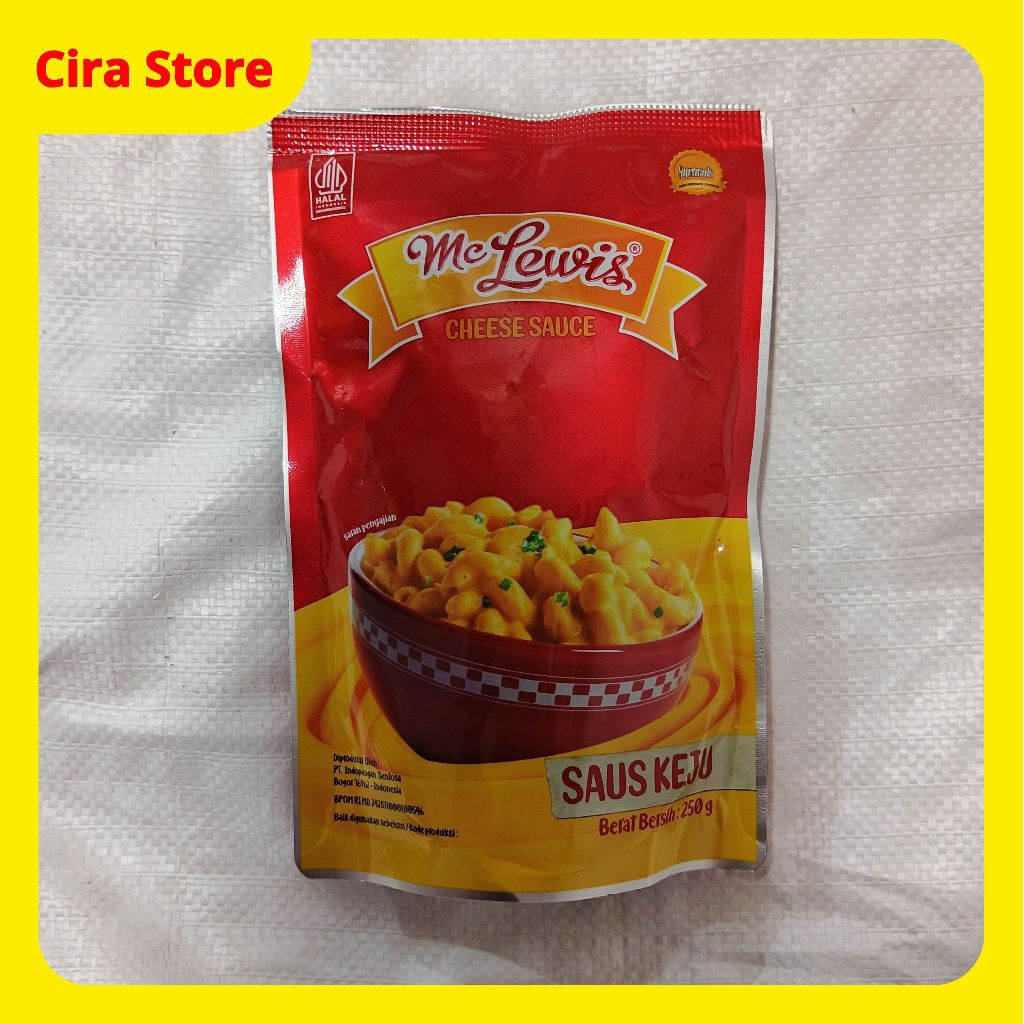 

Mc Lewis Cheese Sauce 250g (Saos Keju)
