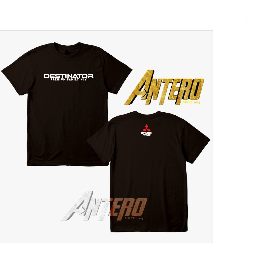 Kaos Distro Otomotif mobil Mitsubishi Motor Destinator Premium Family SUV Dewasa dan nak