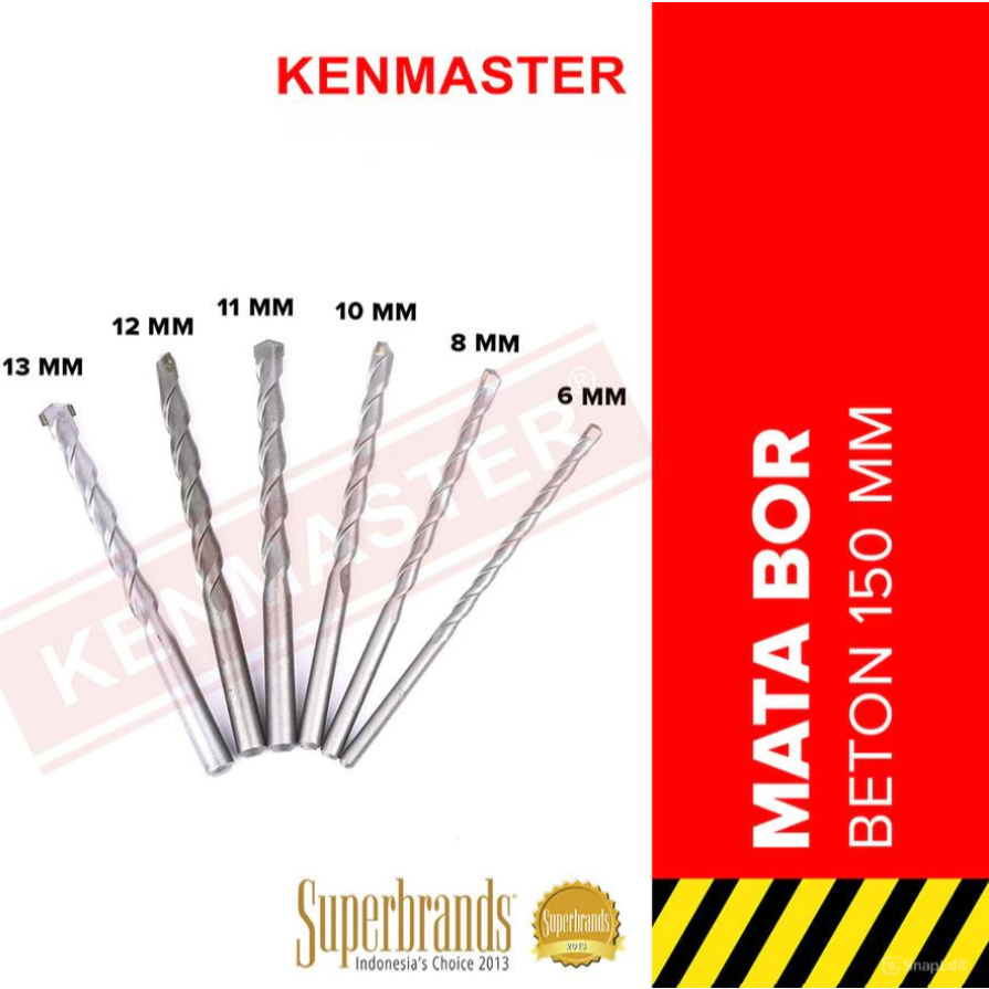 Xander Mata Bor Beton -150 MM BOX - 1 PCS