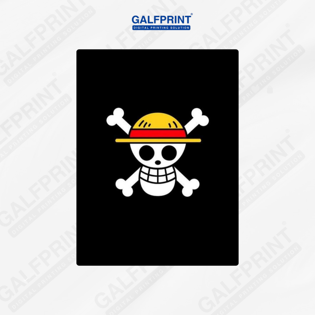 

GALPRINT STICKER ONE PIECE HITAM 8X11 CM