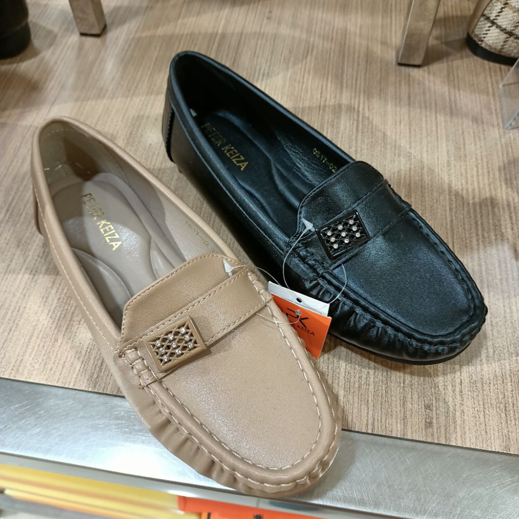 sepatu wanita flat moccasin/loafer PETER KEIZA original