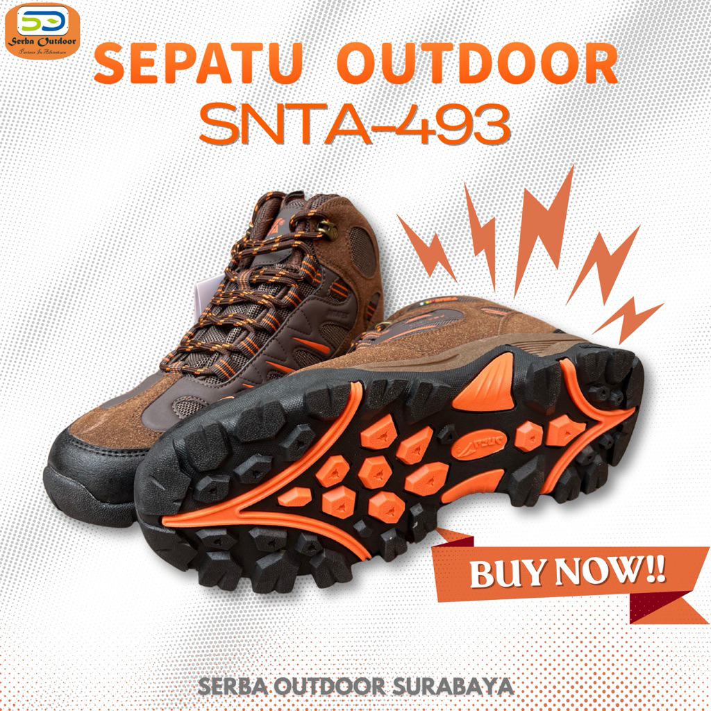 SEPATU GUNUNG DAN HIKING SNTA TIPE 493