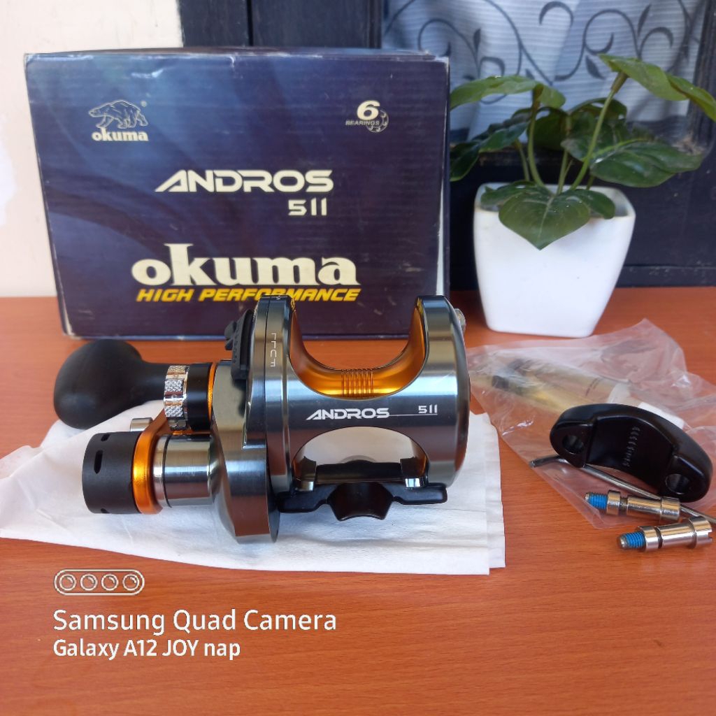 Reel oh okuma ANDROS 5 II 2 sped like new