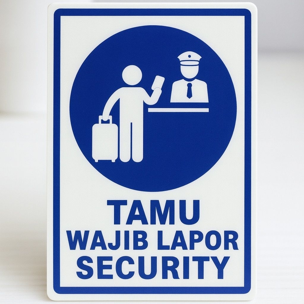 

sign / rambu tamu wajib lapor