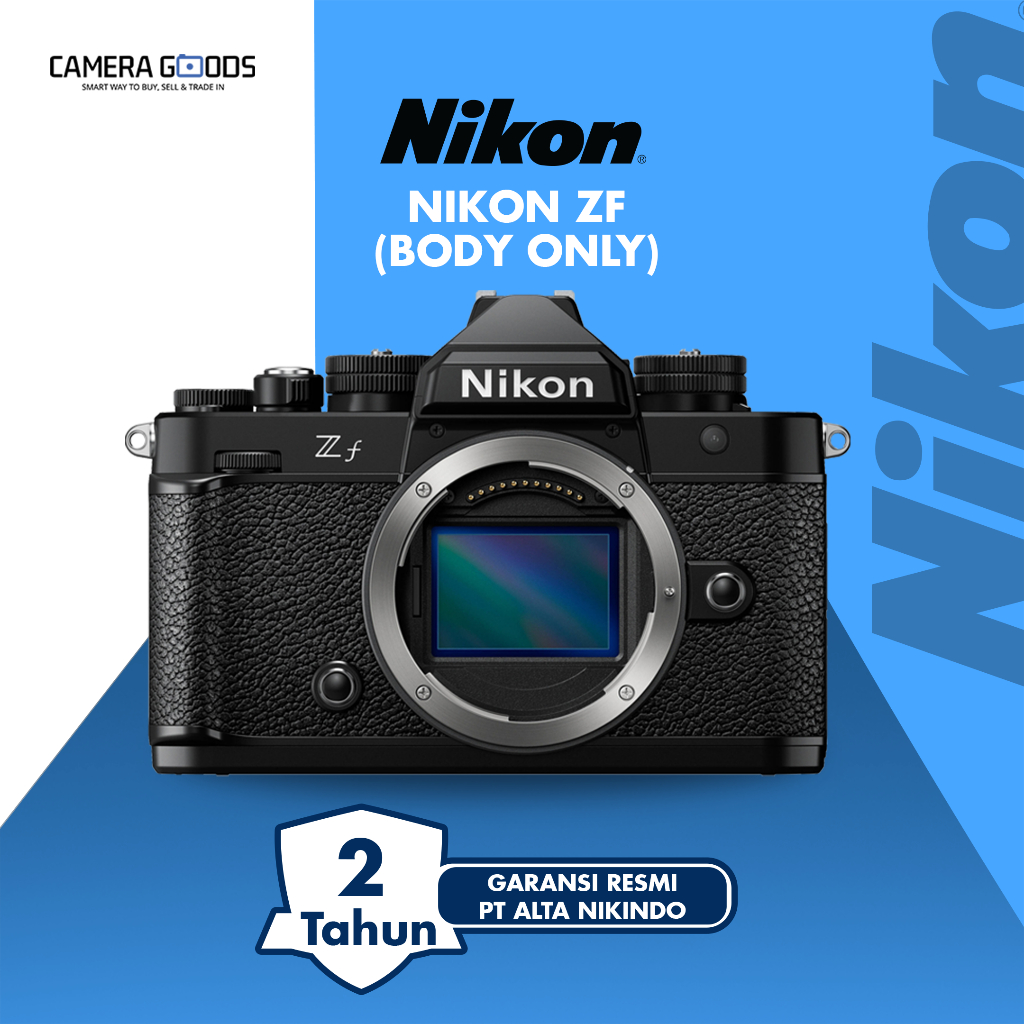 Kamera Nikon Zf Black / Kamera Retro Full Frame Nikon Z f Garansi Resmi