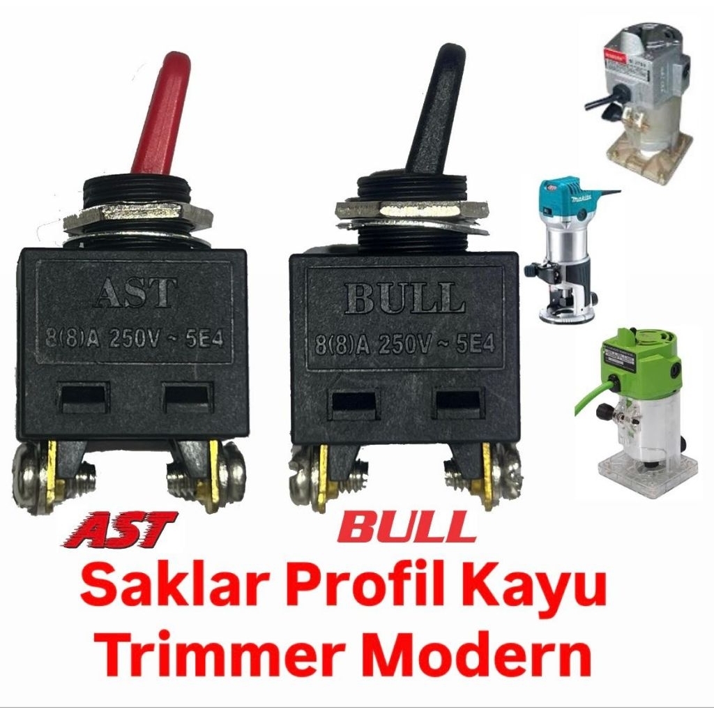 MODERN Saklar Profil Kayu Trimmer 3701