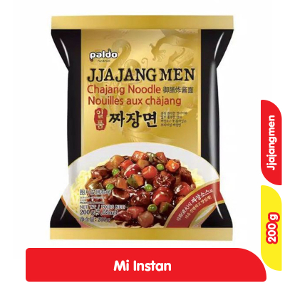 

Paldo Jjajangmen Instant Noodle with Black Bean Sauce 200 Gr 200Gr Mie Instan Korea Rasa Kedelai Hitam