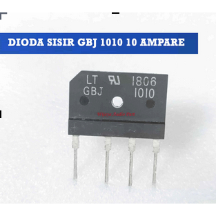 Qty 1 buah Dioda bridge 10a 10 KBJ 1010 ampere 1000v jembatan sisir 4 kiprok