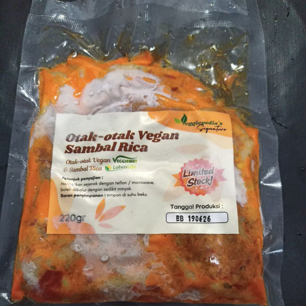 

otak otak vegan sambal rica