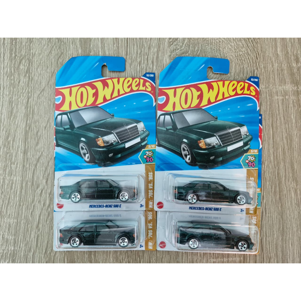 Hot Wheels Mercedes Benz 500 E - HW: 70s VS 90s