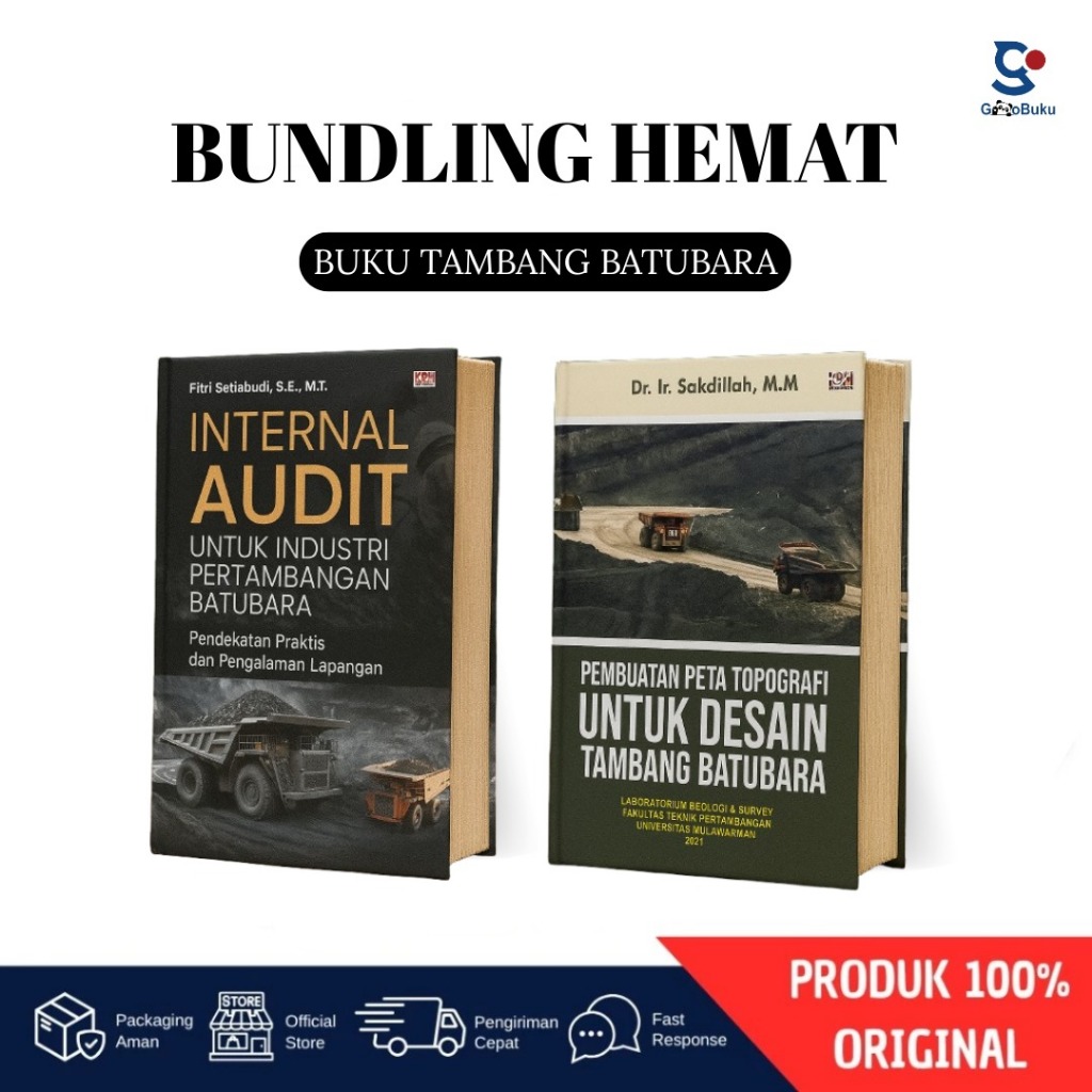 PROMO Paket Bundling Hemat Buku Internal Audit Untuk Industri Pertambangan Batubara dan Buku Pembuat