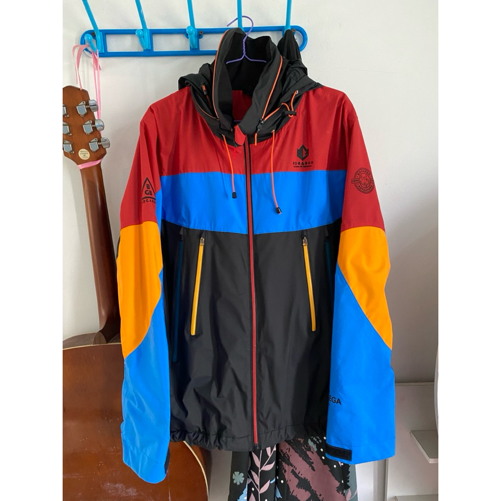 jacket goretex  3layer omega waterproof 8 warna limited edition