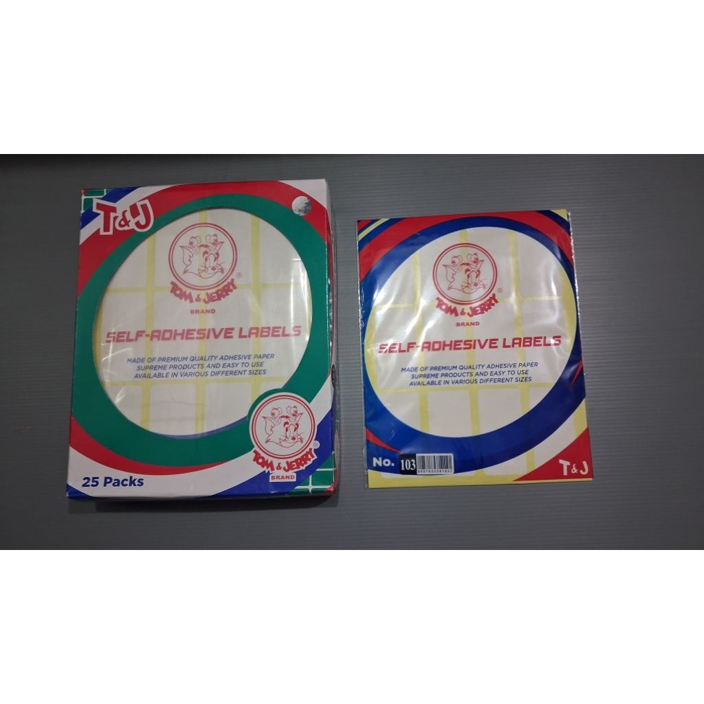 

Label stiker polos tom & jerry ( 1pak 10lembar).