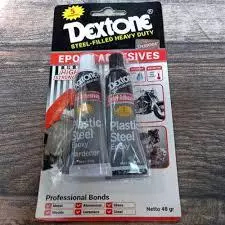 

LEM BESI DEXTONE CAMPUR 5 MENIT / LEM EPOXY SERBAGUNA