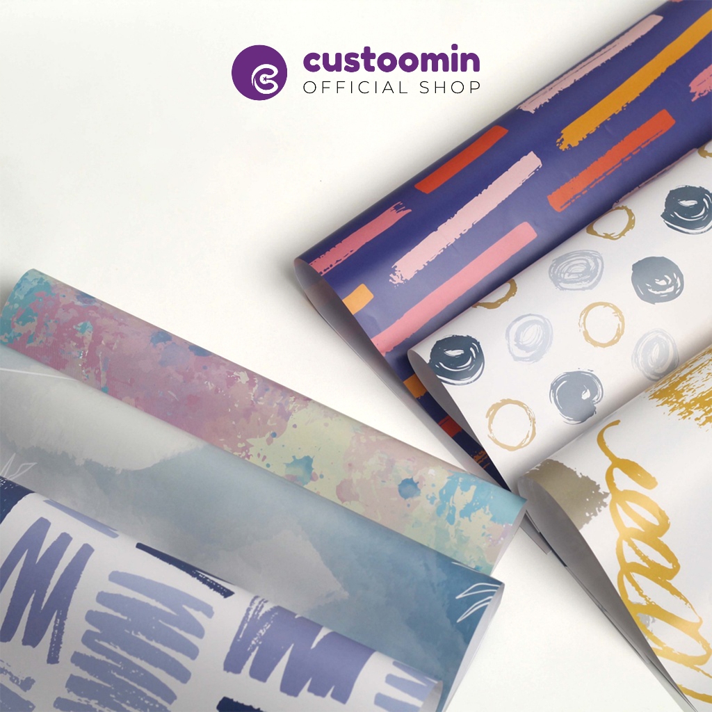 

Kertas Kado #Abstract (Ukuran 32x48,5 cm) - Gift Paper - Wrapping Paper - Unique Paper - Custoom.in