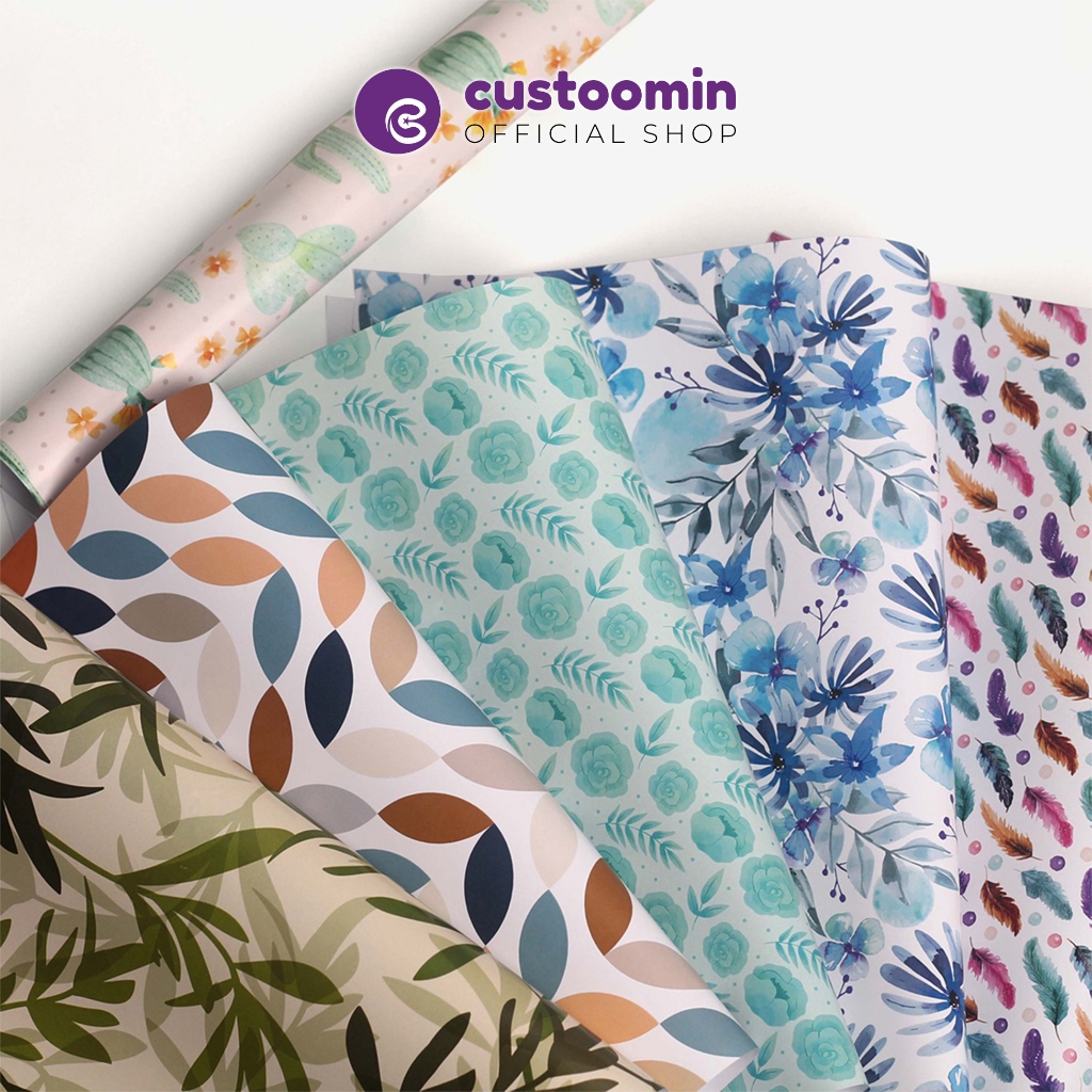 

Kertas Kado #Pattern (Ukuran 32x48,5 cm) - Gift Paper - Wrapping Paper - Unique Paper - Custoom.in