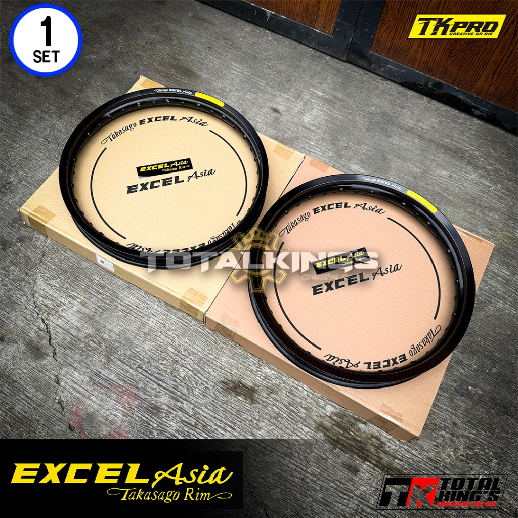 VELG VELK TAKASAGO EXCEL ASIA RIM RING 18 160 185 HITAM