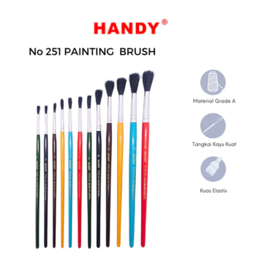 

Kuas Cat Air HANDY 251 No. 1/2/3/4/5/6/7/8/9/10/11/12 (038038)/(038039)/(038040)/(038041)/(038042)/(038043)/(038044)/(038045)/(038046)/(038047)/(038048)/(038049)