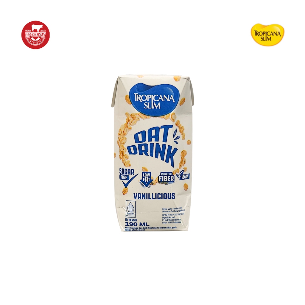 

Tropicana Slim Oat Drink Vanillicious 190ml - Brothermeatshop