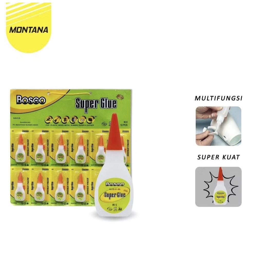 

[VFV Gallery] Lem Layangan Lem G Korea Perekat Super Kuat Murah Merk Montana / Lem Metal & Non Metal