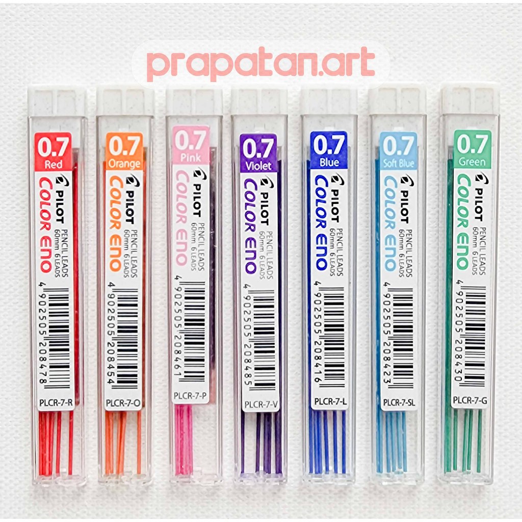 

Pilot Color Eno Mechanical Pencil Lead Refill 0.7 | Isi Pensil Mekanik Warna
