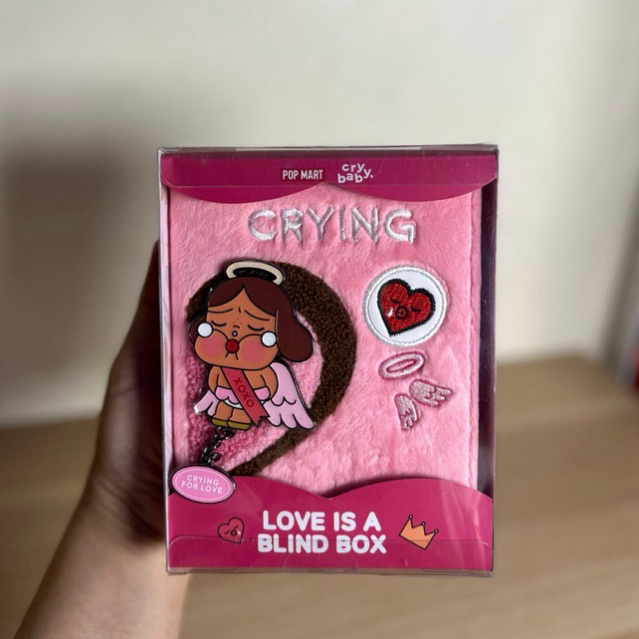 

Pop Mart Crybaby’s Tears Series - Angel Plush Notebook