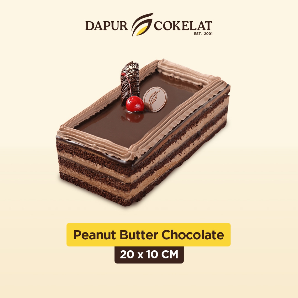 

DAPUR COKELAT - Peanut Butter Chocolate 20x10 cm | Kue Ulang Tahun
