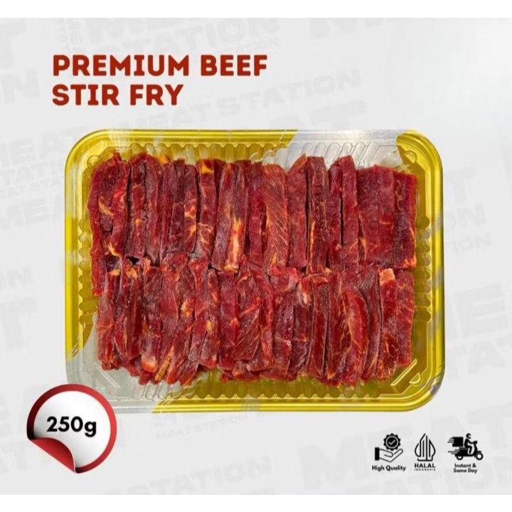 

Premium Beef Stir Fry 250g - Daging Sapi Untuk Tumis Cepat Matang Dan Empuk Praktis Dan Efisien