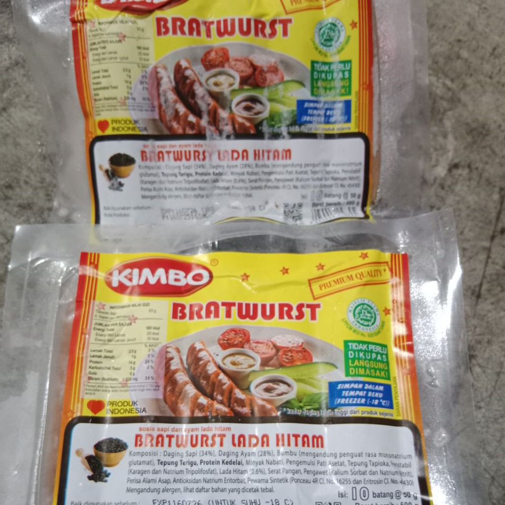 

BRATWURST LADA HITAM/kimbomini