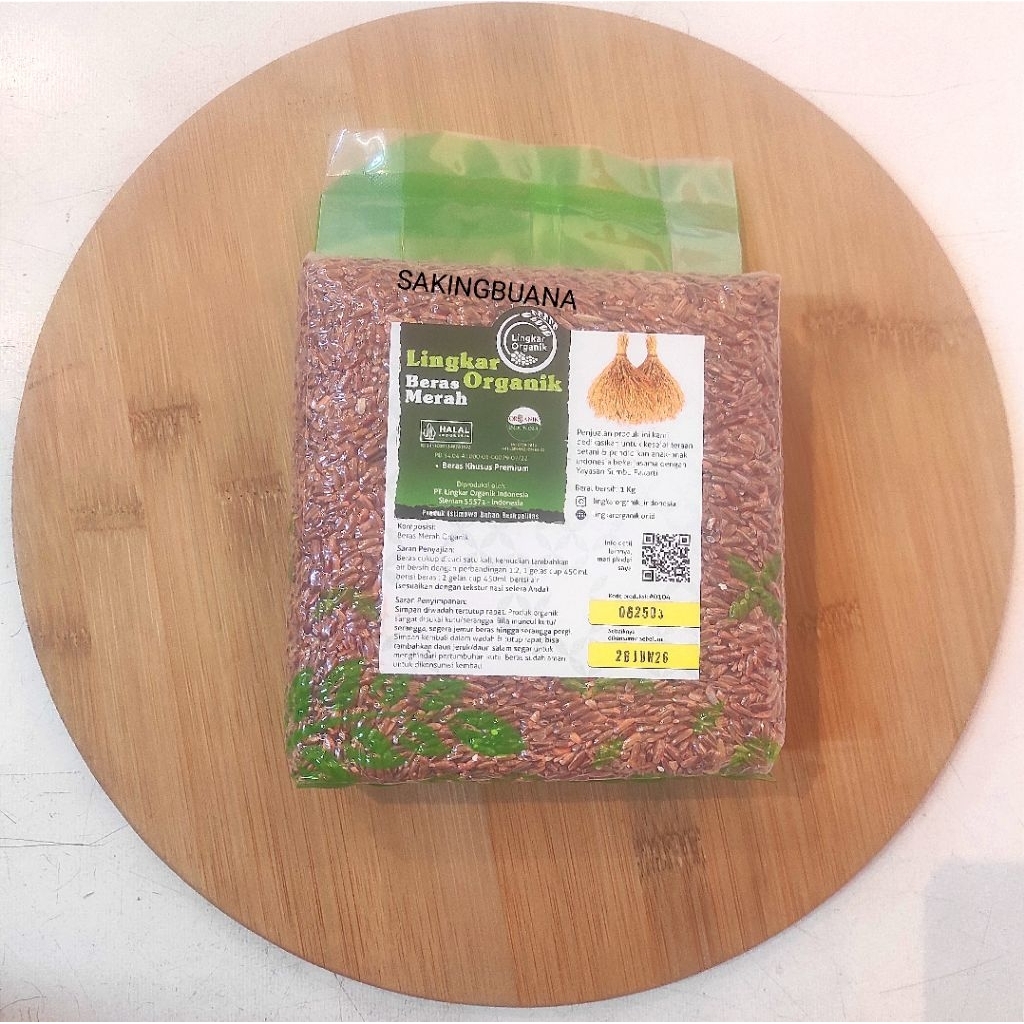 

Lingkar Organik Beras Merah 1kg