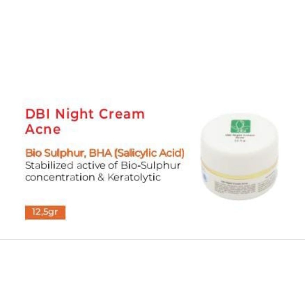DBI NIGHT ACNE 10 GRAM