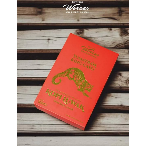 

WORCAS Kopi Luwak Liar Sumatran King Gayo 100gr - Medium Gift Box