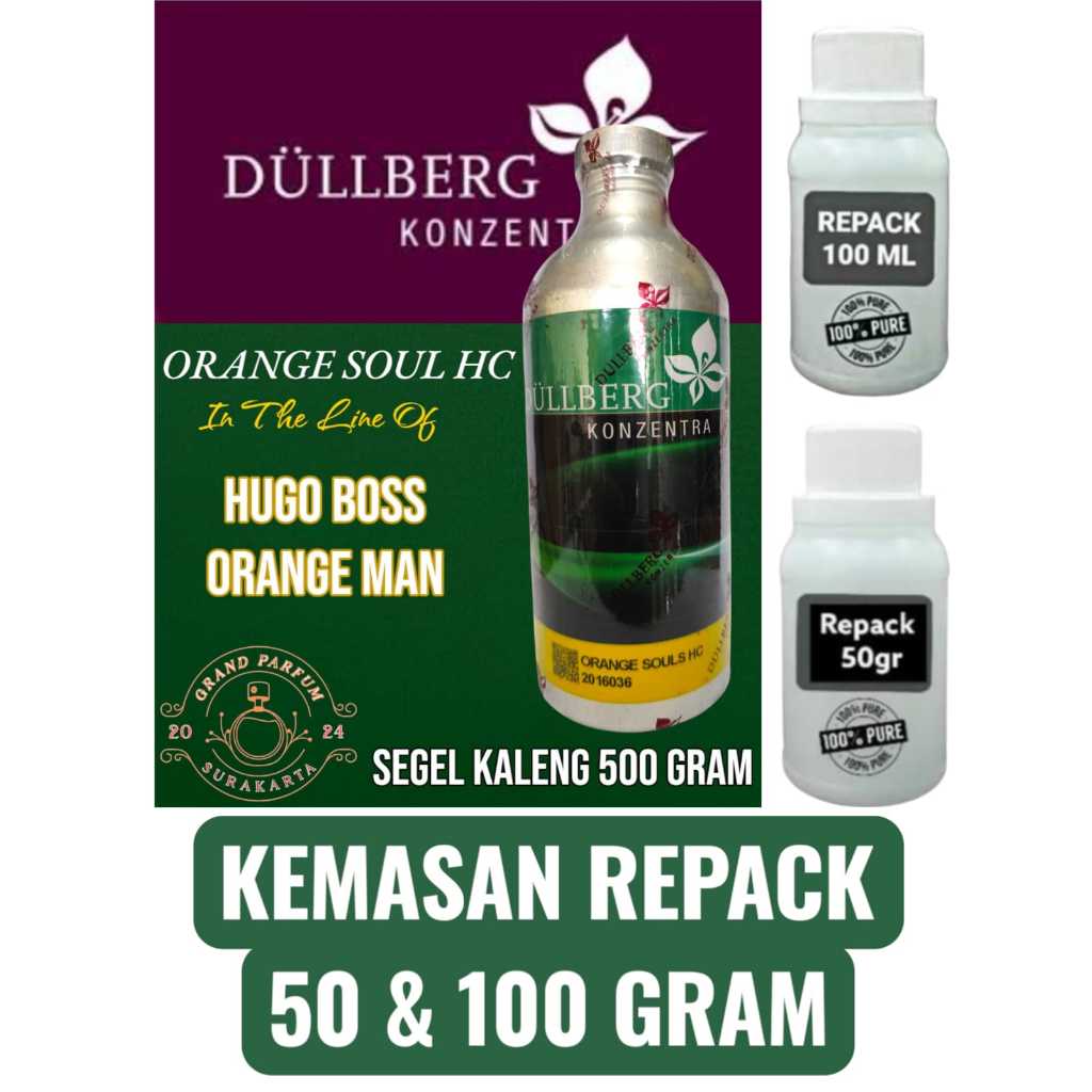 [REPACK] ORANGE SOULS HC ~HB Orange~ BY DULLBERG BIBIT MURNI KEMASAN 50 & 100 GRAM ORIGINAL PABRIK.