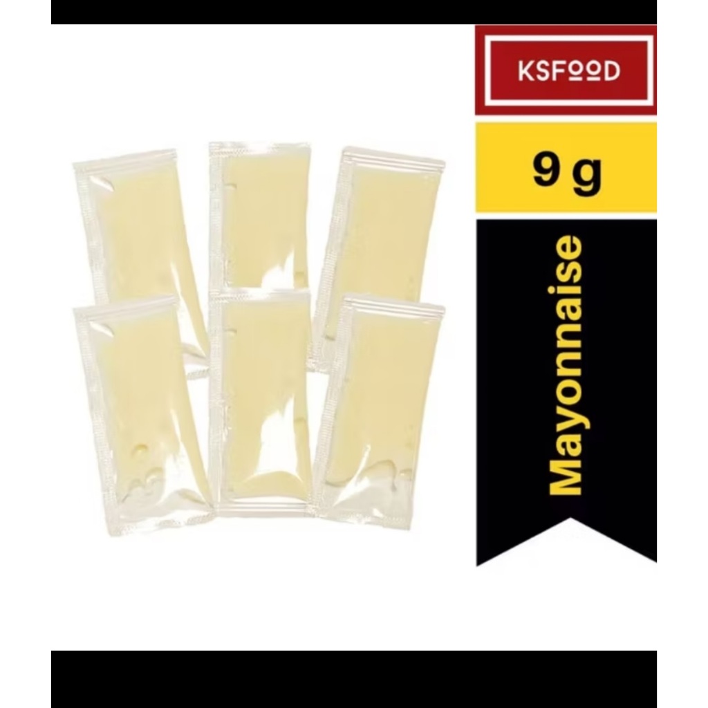 

KSFOOD HERMANNS Mayonaise 9 Gram Isi 500 Sachet (1 Dus) / Mayo Sachet