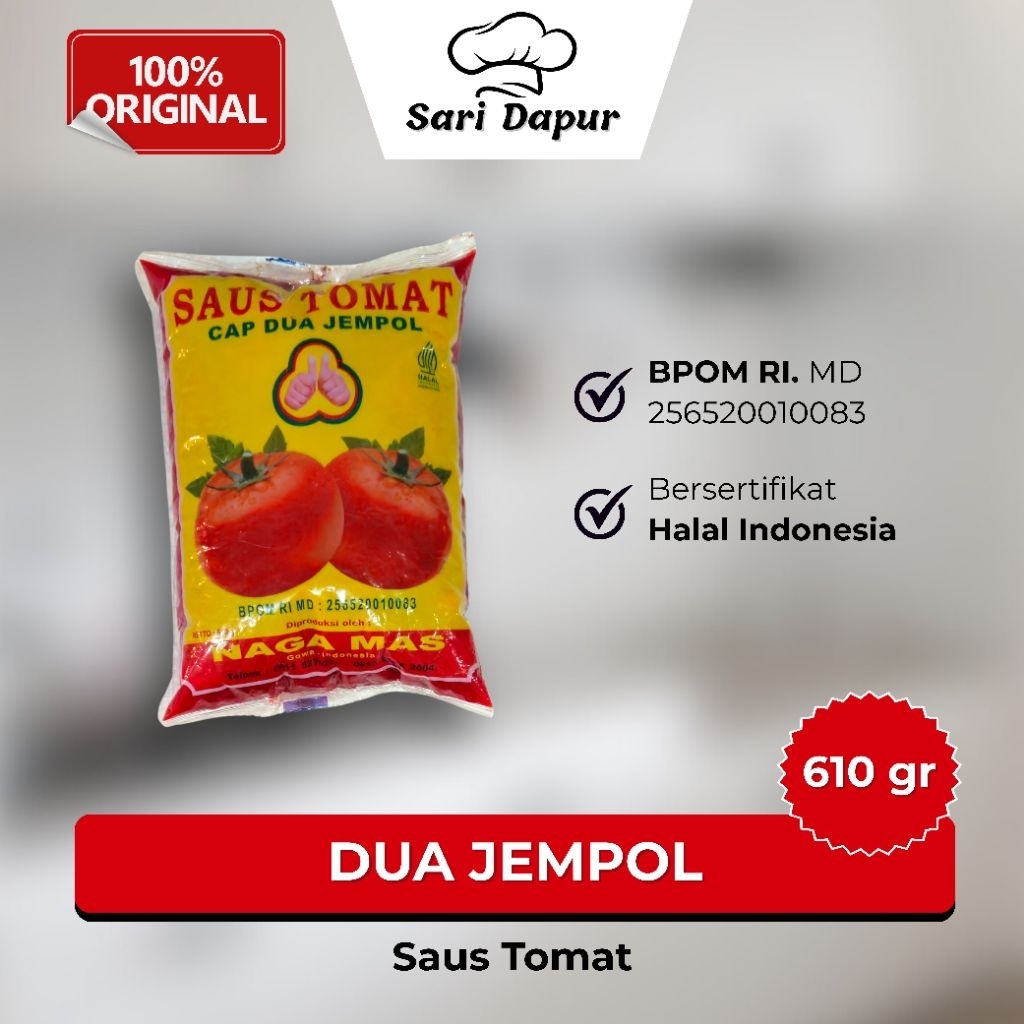 

DUA JEMPOL Saus Tomat 610gr