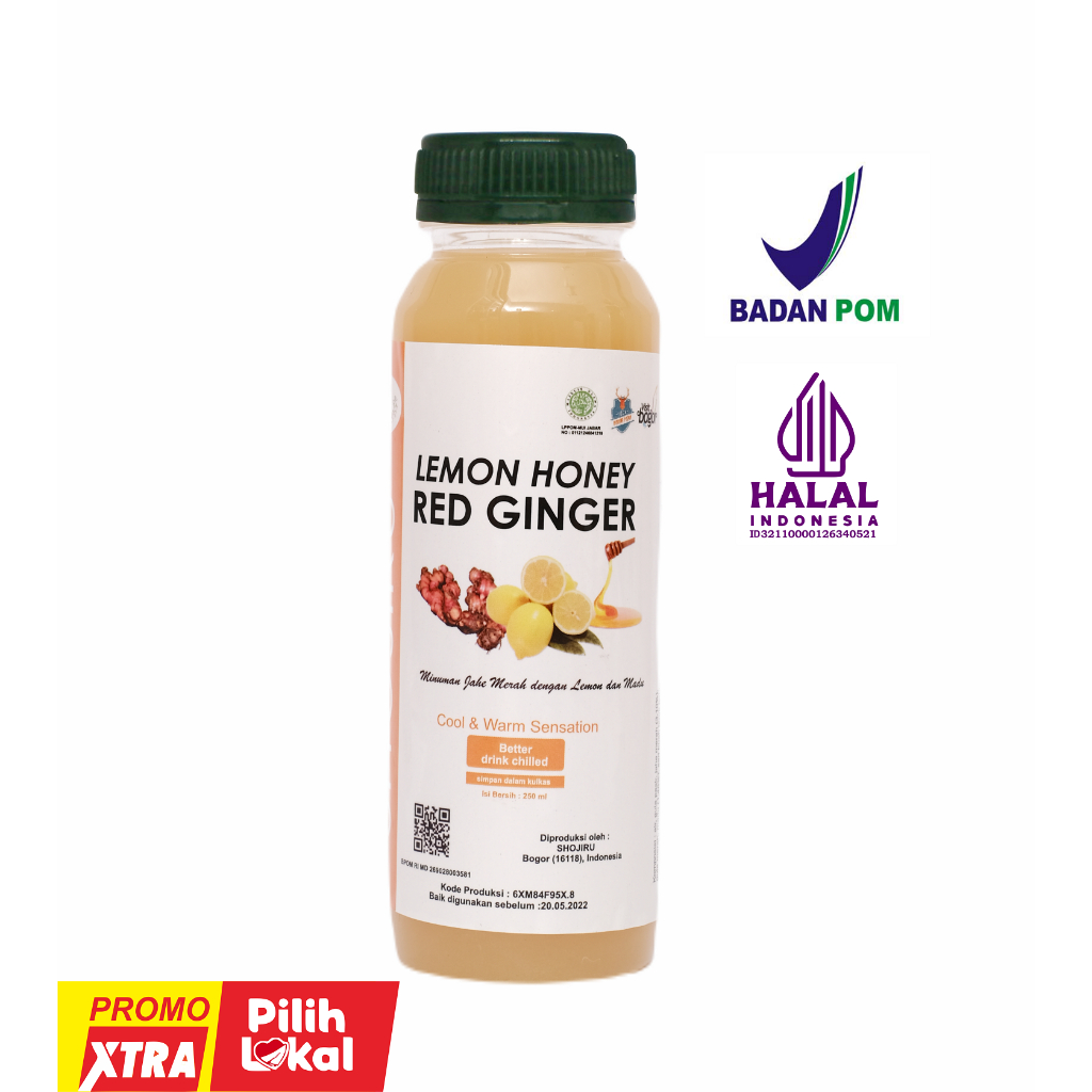 

Shojiru Minuman BOTANIKAL - Lemon Red Ginger Honey Kemasan Botol Plastik 250ml