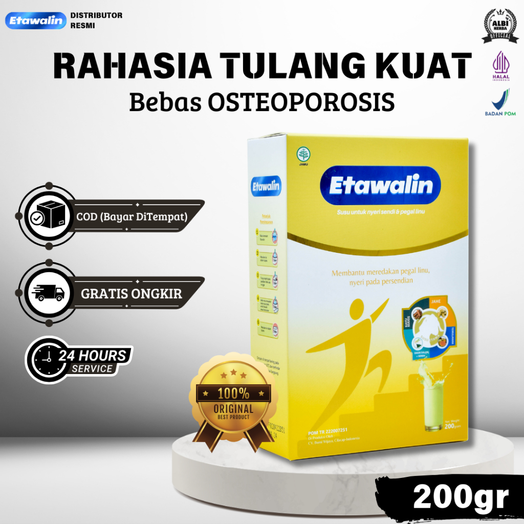 

ETAWALIN TULANG - Bebas OSTEOPOROSIS Dengan Rutin Konsumsi Susu Etawalin Tulang Sendi Kuat