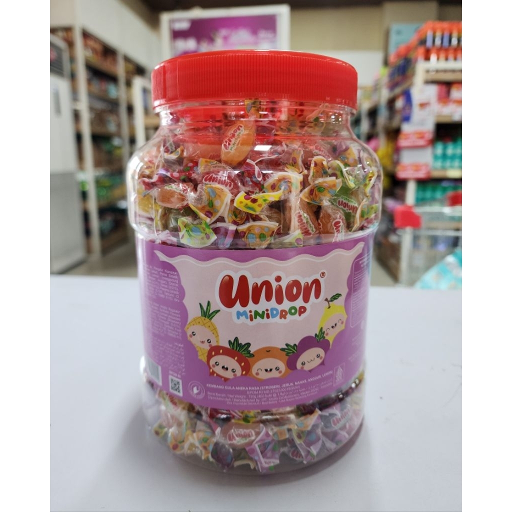 

PERMEN TOPLES UNION MINI DROPS ISI 400 BUTIR