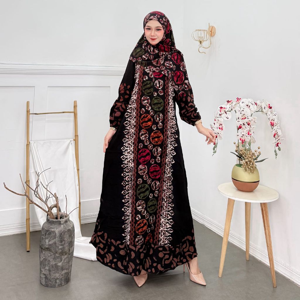 Gamis hijab monica c51a - gamis hijab- gamis batik hijab - gamis hijab murah - gamis hijab kekinian 