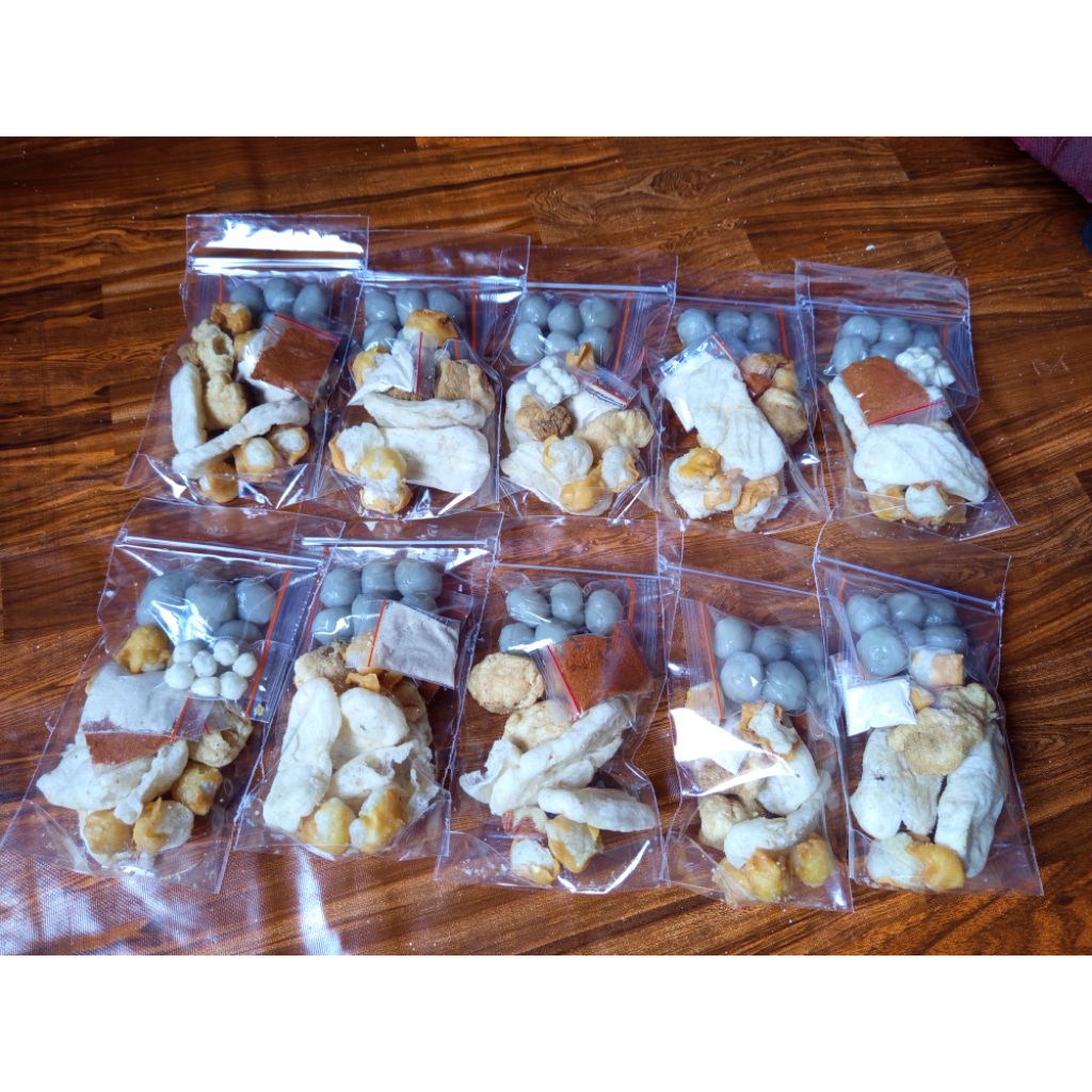 

PAKET BOCI INSTAN 4bks Besar / bakso aci instan ukuran 12x20