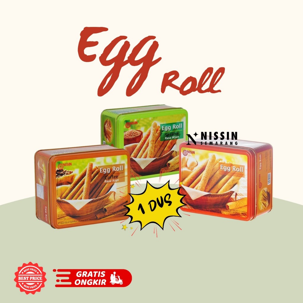 

Egg Roll Coffee Wijen Sasame Original 300 gr Monde Egg Roll 1 KARTON Isi 6 Kaleng 300gr