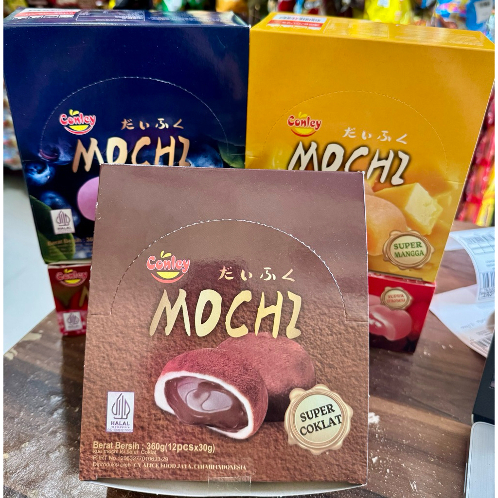 

Conley mochi super box 360ge ( 12pcs x 30g ) Ecer per box