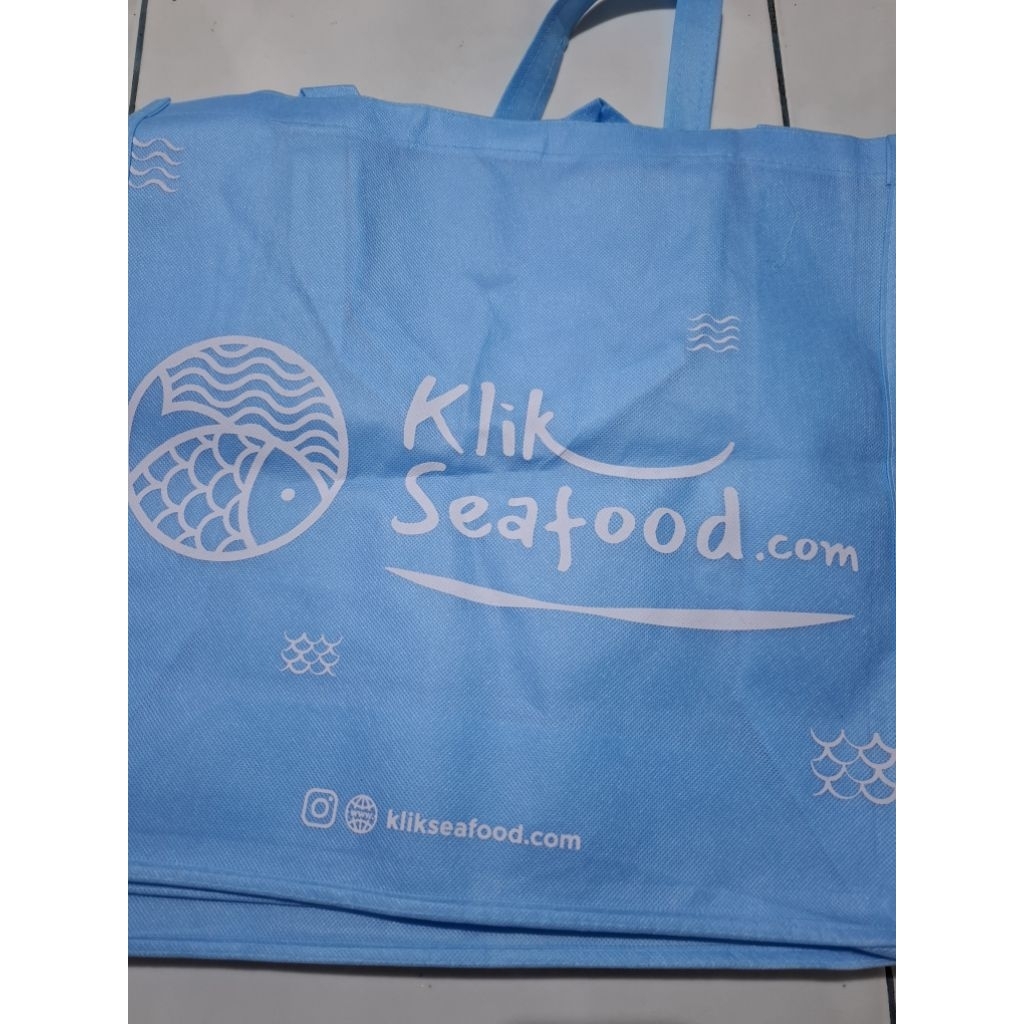 

Gudybag jumbo biru 40 x 40 goodie bag tas belanja