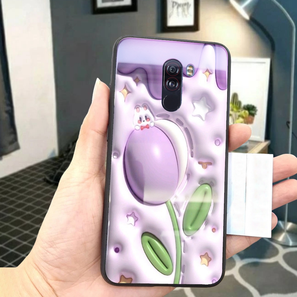 Casing Poco F1 Terbaru CUTE 3D LUCU Case Pocophone F1 Softcase Hp Glossy Kesing Silikon Bisa Cod