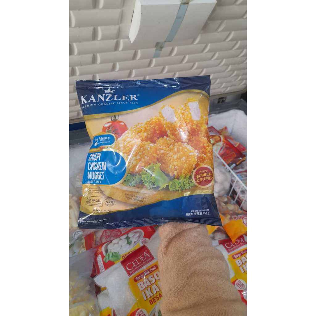 

Kanzler crispy nugget 450gr