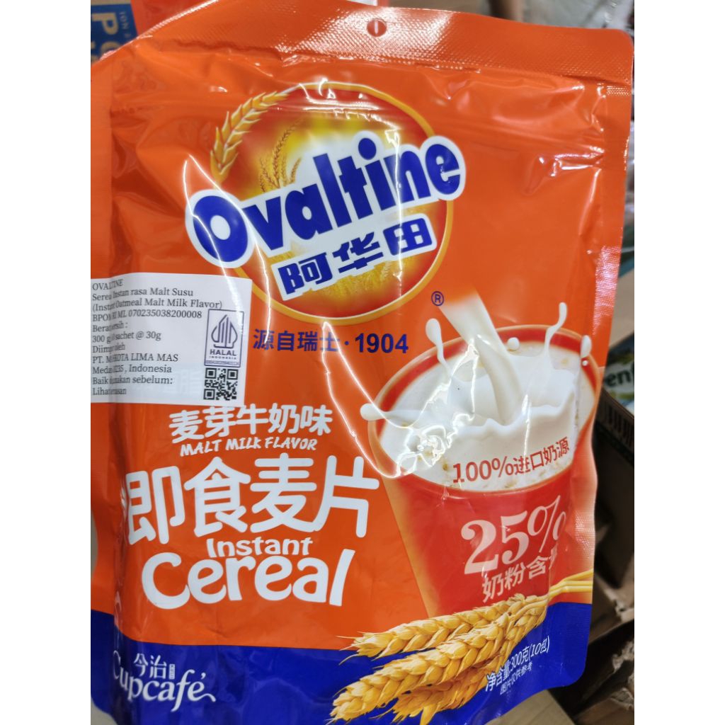 

Ovaltine Instant Cereal 450gr 2 varian Malt Chocolate Flavor / Malt Milk Flavor