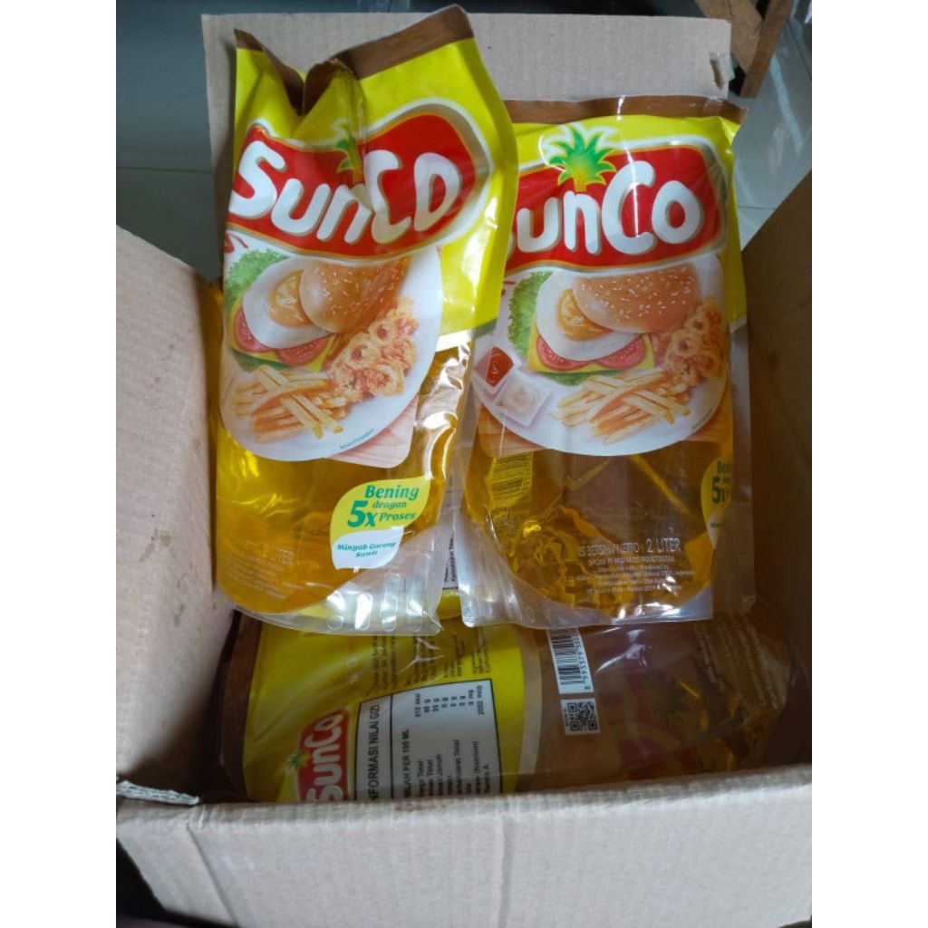 

Minyak Goreng Sunco 2lt 1 dus isi 6pc