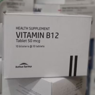 VITAMIN B12 KIMIA FARMA 50 MCG BOX 100 TABLET CHP_OBAT_00015
